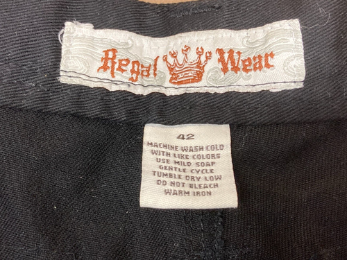 Regal Wear Cargo Shorts Mens Sz 42 Black - Picture 2 of 3