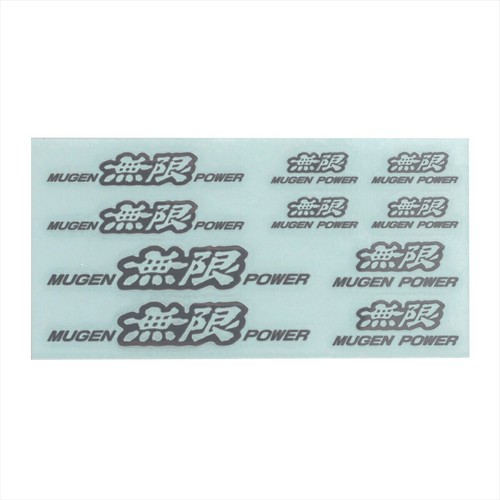 Genuine HONDA MUGEN POWER METAL STICKER DECAL SET 90000-YZ5 -314C JDM CIVIC - Foto 2 di 2