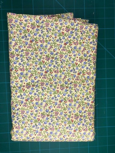 Andover Fabrics Concord Inc 4.5 yards Yellow, Blue Flowers, Quilters Cotton - Picture 2 of 5