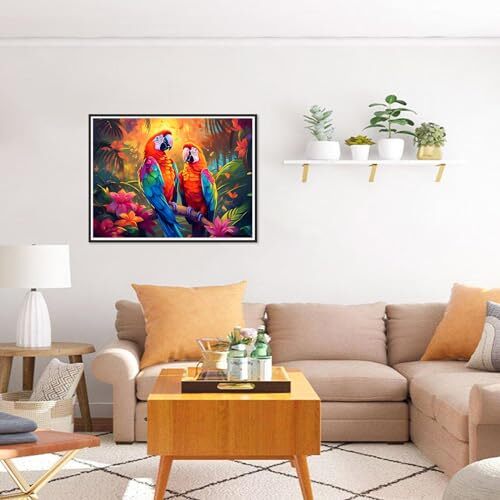 Kit Diamond Painting 5D HEIBAGO 30x40 Cm – Paesaggio Fai Da Te Con Diamanti, Tela Impermeabile E Accessori, Per Adulti E Principianti