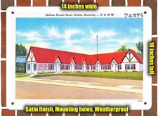 Metal Sign - Kentucky Postcard - Heltons Tourist Court, Corbin, Kentucky - U.