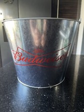 Budweiser Ice/Beer Bucket  with Handle. Brand New.