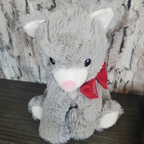 Petsmart Lucky the Cat 11" Plush Dog Toy with Squeaker Gray Kitty 2022 - Picture 4 of 7