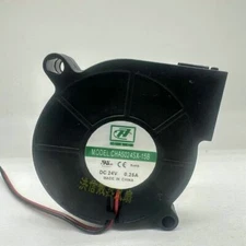 1 PCS  C&C Fan CHA5024SX-15B DC24V 0.25A 5cm 2 Wire  turbine blower cooling fan