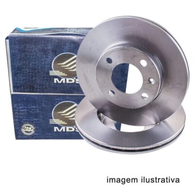 For VW Volkswagen Golf Bora Solid Rear Disc D35C MDS 