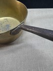 Farmhouse Brass Saucepan or Pot With Iron Handle Heavy Very Old Vintage — photo 10