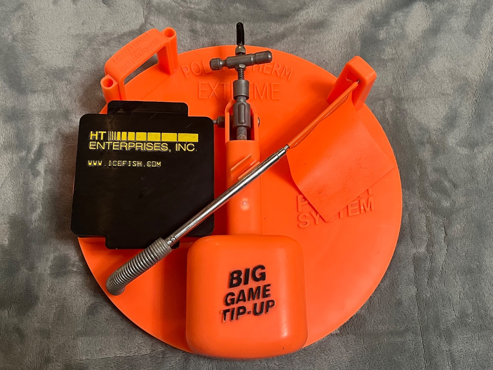 Polar Thermal Big Game Ice Fishing Tip Up - 10" Orange
