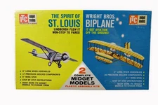 New never opened Vintage VTG ITC Midget Models Kit 2 Historic Airplanes 1962