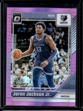 2024-25 Panini Donruss Optic Jaren Jackson Jr. Hyper Pink Prizm #205 Grizzlies