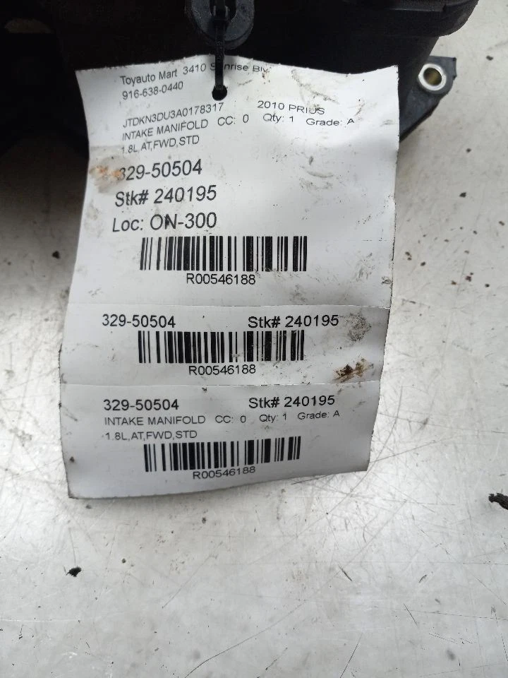 10-18 TOYOTA PRIUS V 1.8L COLECTOR DE ADMISIÓN VIN UE 7º y 8º Foto 4 de 4