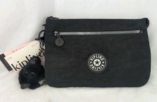 Kipling Riri Zip Black Glorious Silver Crossbody Bag