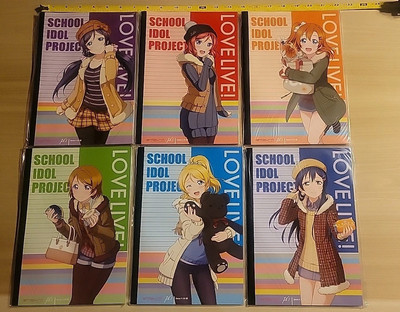 Love Live! School Idol Project Note Book lot of 6.