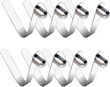 HZMM 8 Pcs Kayak Paddle Spring Snap Clips Tent Pole largge 8mm