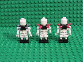 Lot of 3 LEGO Minifigures Ninjago Skeleton Army Frakjaw FJ26