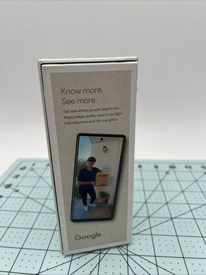 Google Nest Doorbell, Wired - Snow - 2nd gen *damaged Box