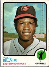 1973 Topps Baseball Paul Blair #528