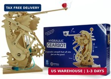 PATHFINDERS STEM Kits- Hydraulic Gearbot - Wooden STEM Building Catapult Build