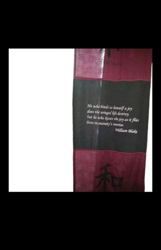 Harmony Tapestry Inspiration Quote Asian Home Decor Hanging Scroll| Support Gaza - Picture 7 of 9