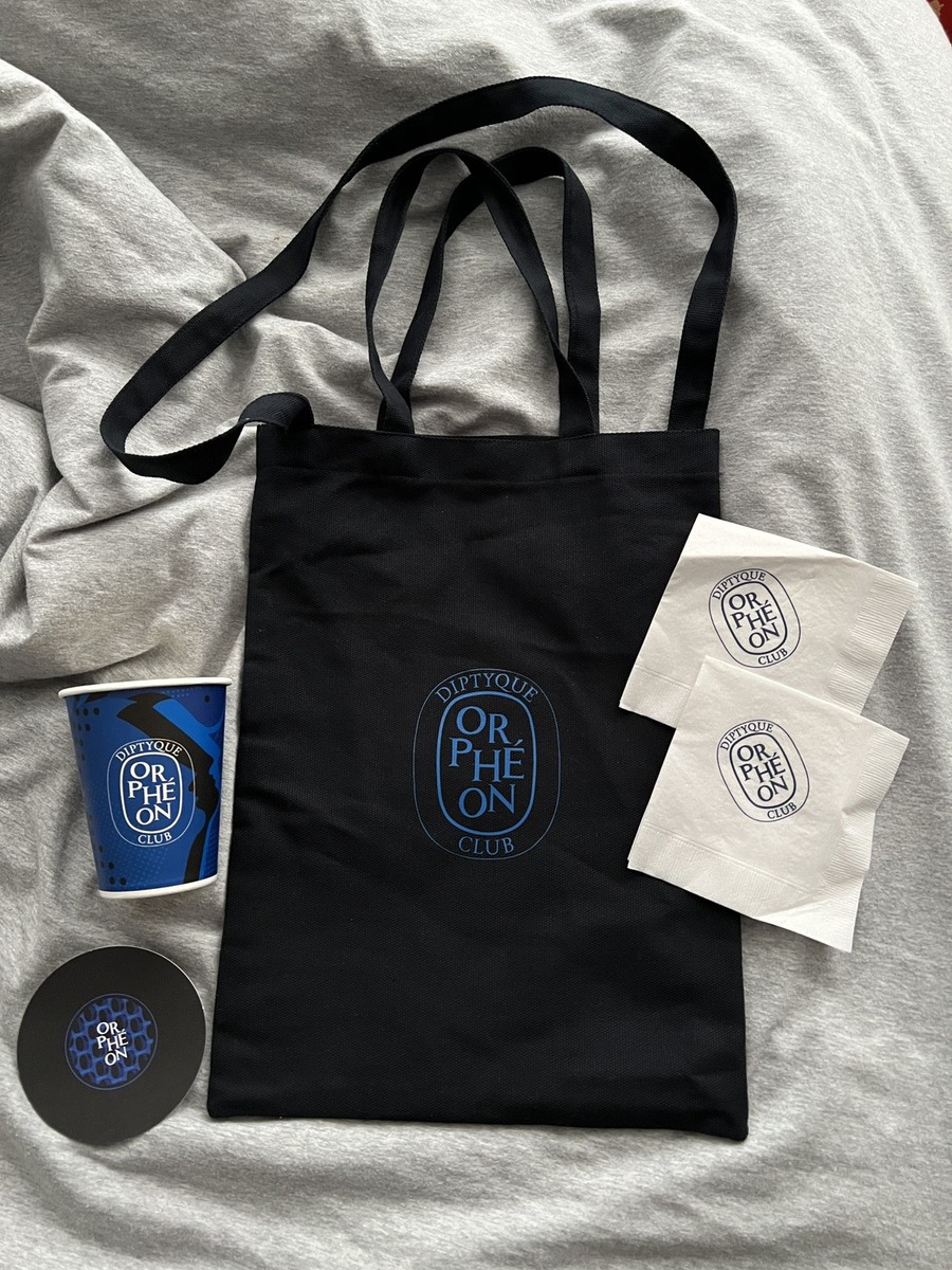 Diptyque ORPHEON TOTE VIP Gift Jazz Club NYC Pop-Up NEW W/ EXTRA