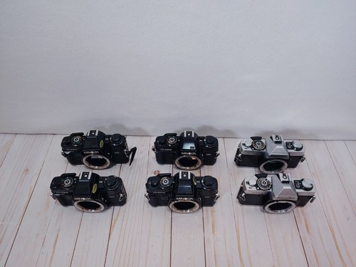 Lot Of 6 Minolta 35mm Film Camera Body X-700 XG7 XG1 Untested Parts Repair As Is - Picture 2 of 22