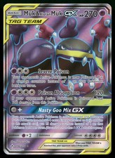 Muk & Alolan Muk GX 196/214 Unbroken Bonds UNB Rare Ultra Pokemon LP