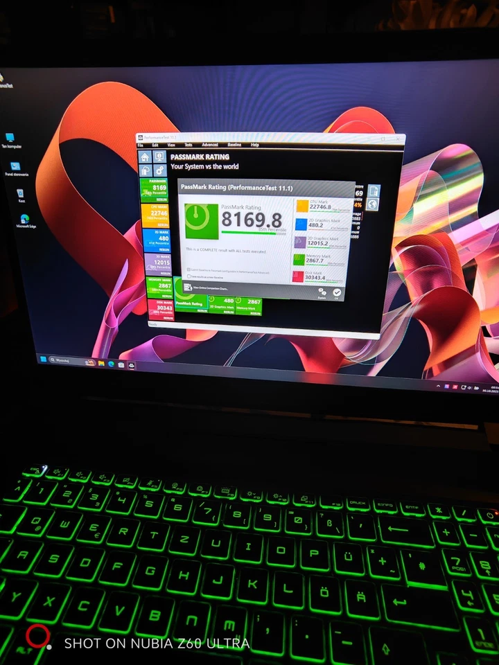 Legend MSI Alpha 17 B5EEK Limited AMD Advantage™ Edition Ryzen 7 great condition - Bild 3 von 4