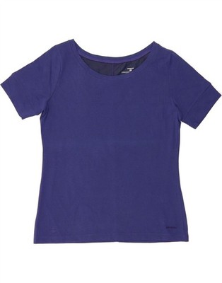 Patagonia Damen T-Shirt Oberteil UK 16 Large lila Baumwolle DP49