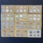 Silver USA Coin Collection Lot Half Dollar Quarter Dime Franklin Kennedy Set
