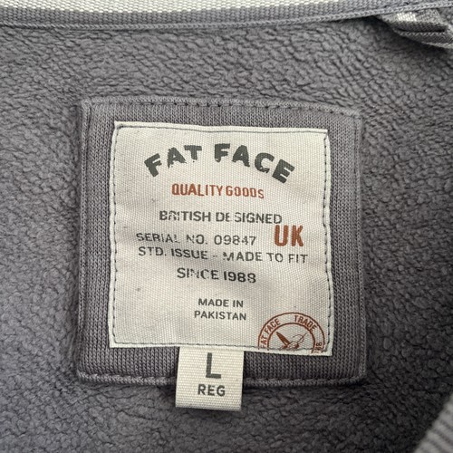 Fatface Men’s Jumper - Purple Size L 100% Cotton - Picture 4 of 6