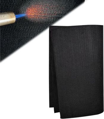 12X30 In Fireproof Welding Blanket, Carbon Felt Heat Shield Blanket, 1800°C High