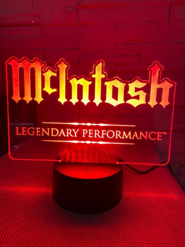 MCINTOSH Ledlight Logo Lampada Hifi Amplificatore Finale No Accuphase Pioneer - Imagen 3 de 6