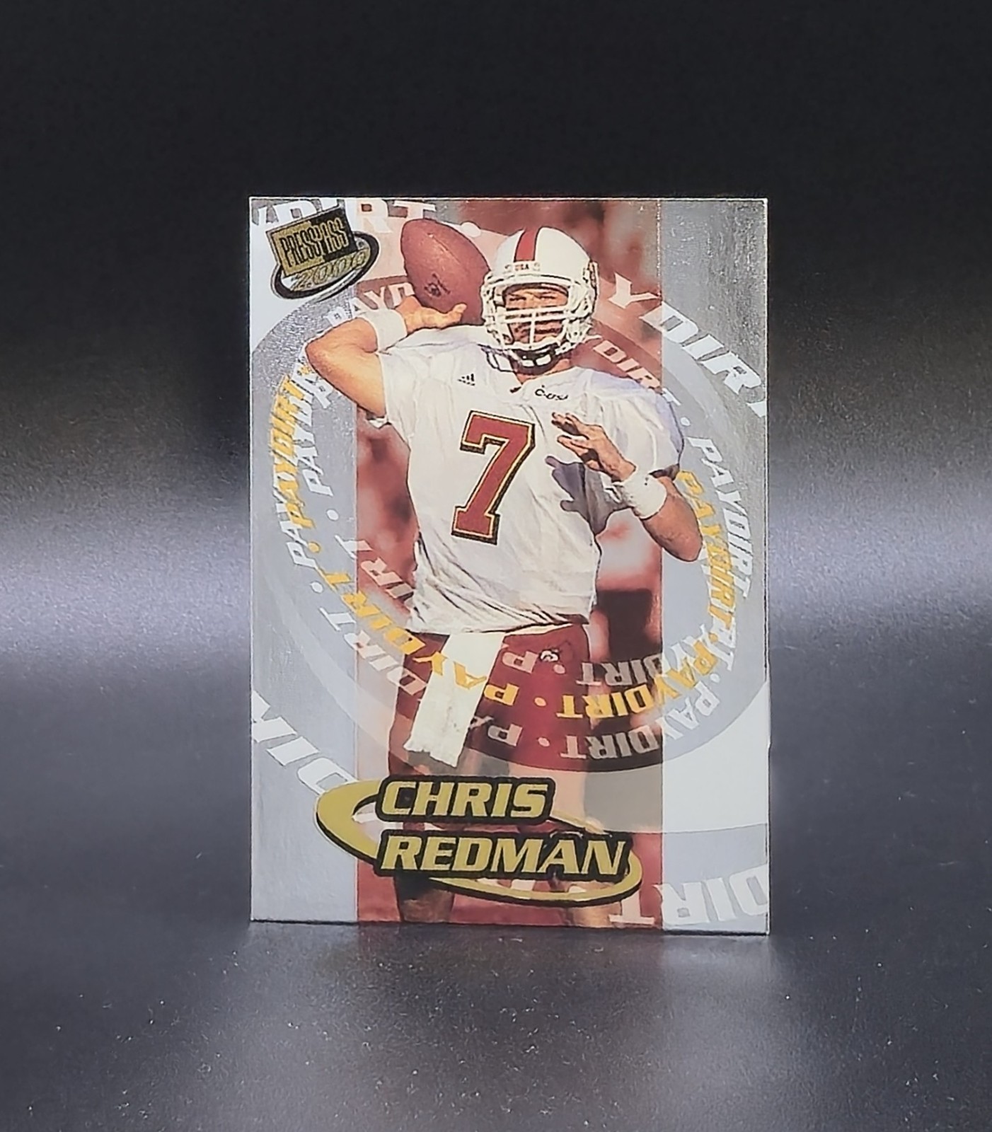 2000 Press Pass CHRIS REDMAN Paydirt Rookie Insert PD8 Louisville Cardinals