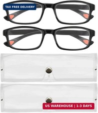 2 Pcs Auto Focus Glasses, Automatic Zoom Reading Intelligent Self Adjusting Pres
