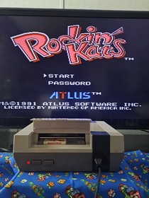Rockin' Kats Rare NES Nintendo Game Cartridge Only Nintendo Entertainment System