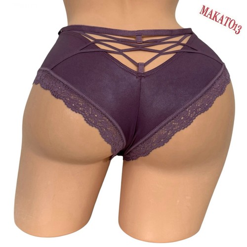 Victoria’s Secret Size SMALL Very Sexy Cheeky Strap Solid Mauve Panty Underwear