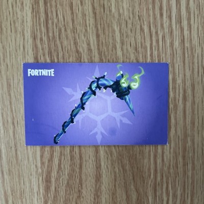 Fortnite Merry Mint/Minty Pickaxe Card Collectible (USED CODE) ( PURCHASE OF 1)