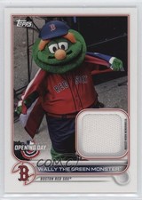 2022 Topps Opening Day Mascot Relics Wally The Green Monster #MR-WGM 0rd2