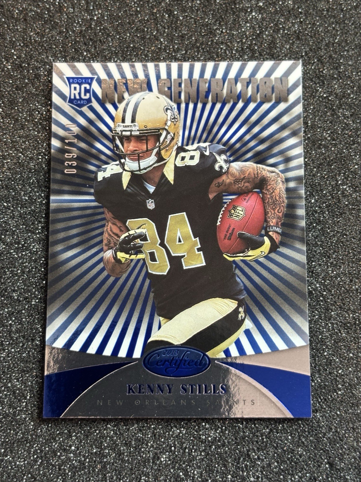 Kenny Stills Panini Certified #251 Platinum Blue
