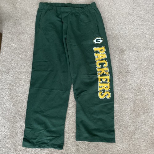 Vintage Reebok NFL Green Bay Packers Sweatpants Size XL - 第 1/9 張圖片