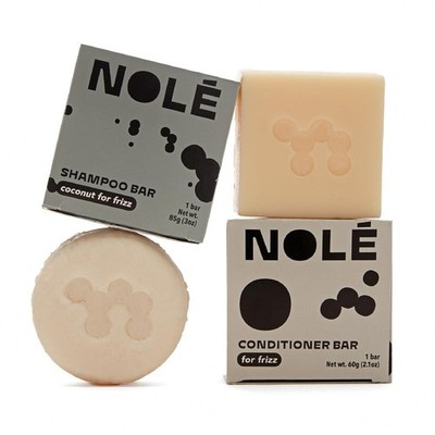 NOLE CARE Sustainable Bar Shampoo and Conditioner 2 Pack Coconut Batana Oil 5.12