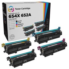 LD Reman Replacements for HP 654X 4pk CF330X CF331A CF332A CF333A M651