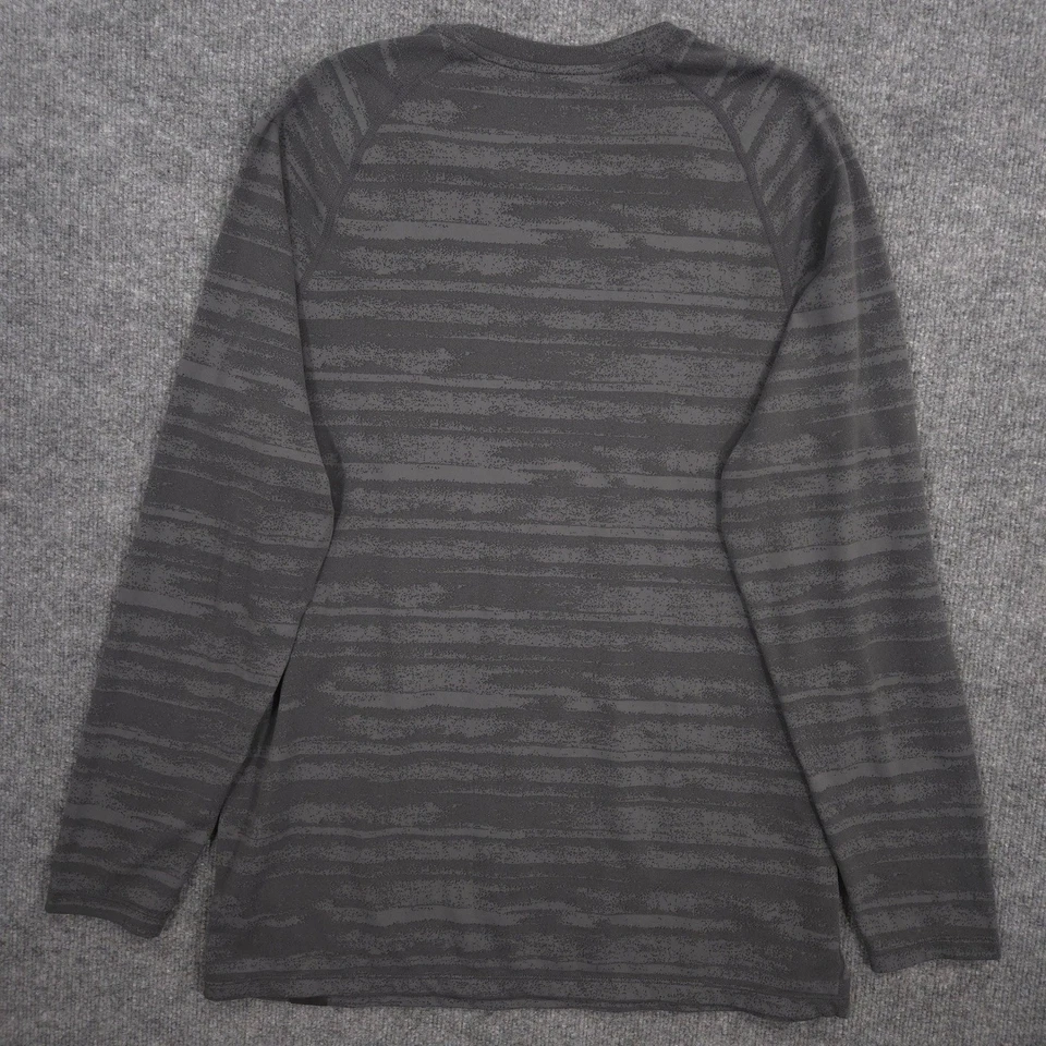 SAXX Aerator Shirt Mens Large Gray Camo Performance Running Hiking Long Sleeve - Image 4 of 4