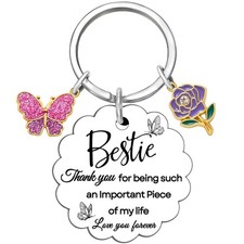 Bestie Gifts for Women Best Friend Keychain Friendship Gifts for Women Bestfr...