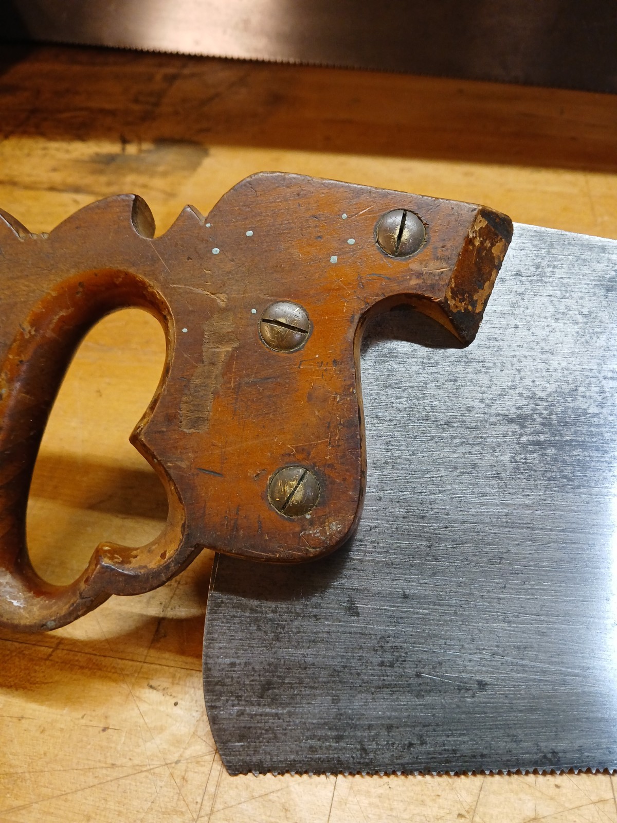 Henry Disston & Sons #12 Gentleman’s Panel Saw Hand Saw 12ppi Fine Crosscut NICE