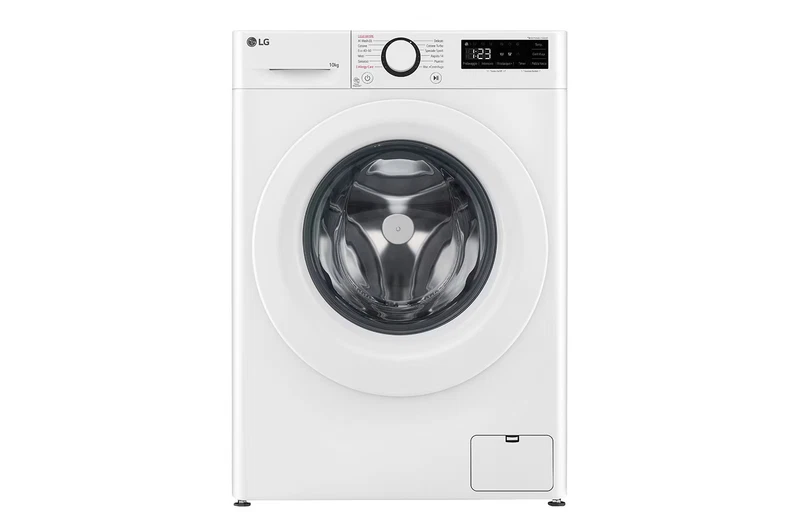 Lavatrice 10 Kg LG Risparmio Energetico AI Classe A -10% Vapore Inverter Bianco, fotografia 3 di 17