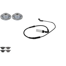 FEBI BREMSSCHEIBEN 320mm + BELÄGE HINTEN passend für BMW 5er E60 NUR xDrive