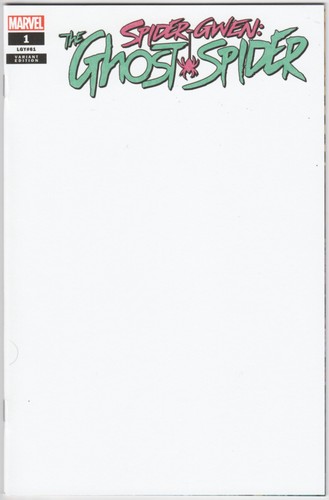 SPIDER-GWEN GHOST-SPIDER #1 (Vol 2) Blank Sketch Variant 2024 Marvel Comics - Picture 2 of 3