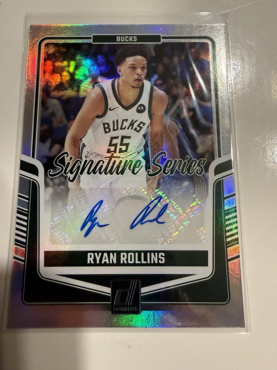 2024-25 Panini Donruss - Signature Series Ryan Rollins #SS-RRB (AU 