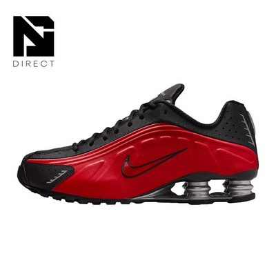 Brand New Nike Shox R4 Shoes University Red Black HQ1988-600 Men's Sizes