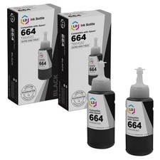 LD Compatible Epson 664 Black Ink Set of 2 for ET 2500, 2550, 4500 ET 16500